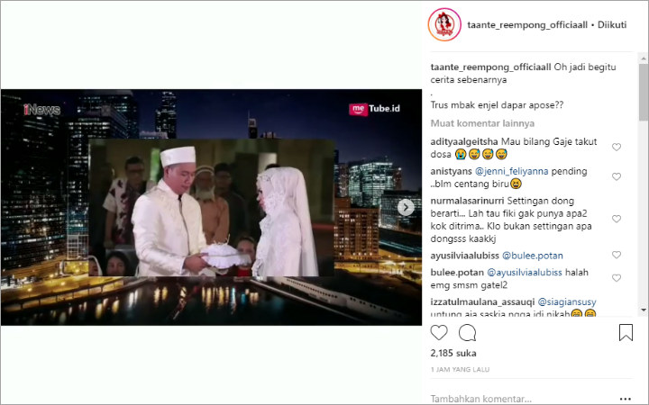 Tayangan Video Angel Lelga di \'Hotman Paris Show\'