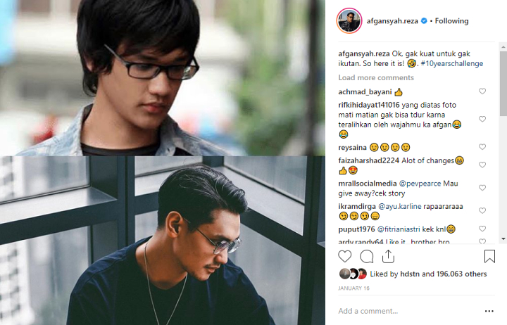 Afgansyah Reza Makin Tampan Setelah 10 Tahun
