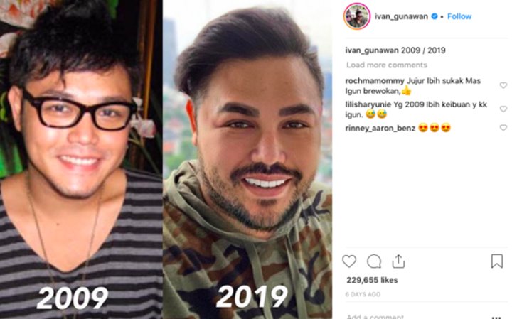 Begini Penampilan Ivan Gunawan dalam 10 Tahun 