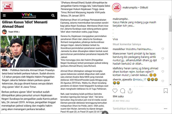 Ahmad Dhani Masih Punya \'Tabungan\' Kasus Hukum, Netter Kembali Singgung Kena Karma