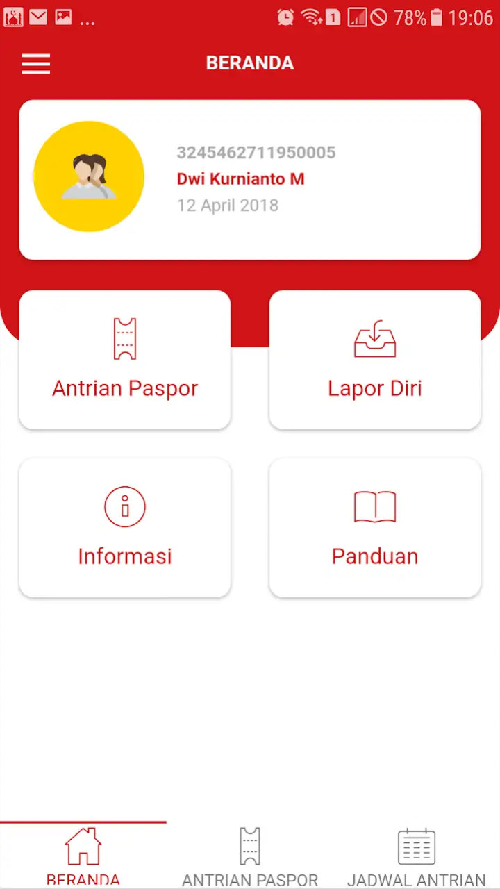 Masuk ke Halaman Utama APAPO