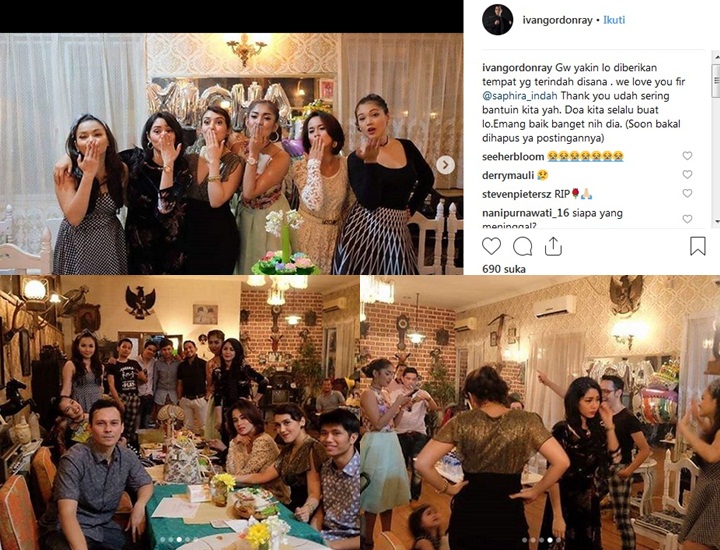 Foto Saphiran Indah dan Keluarga Ivan Ray