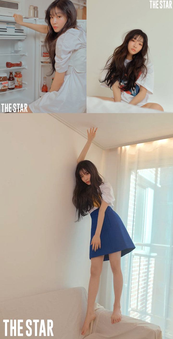 Chung Ha melakukan prmotretan majalah