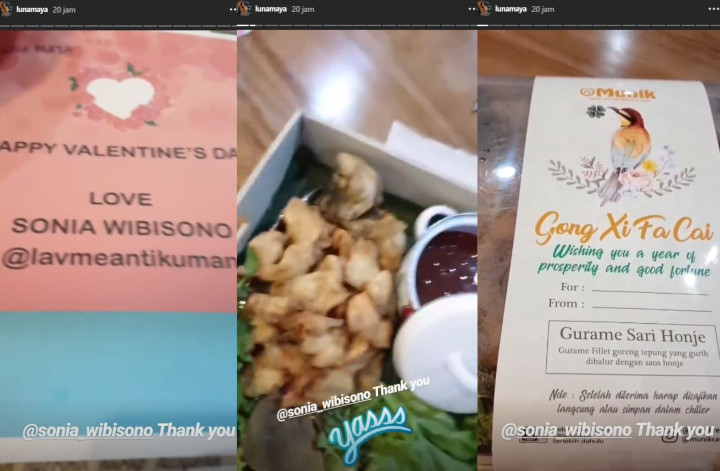 Hadiah dari Sahabat Syahrini