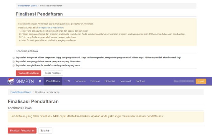 Cek Kembali Semua Data