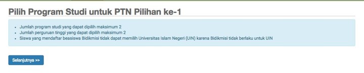 Pilih PTN yang Kalian Inginkan