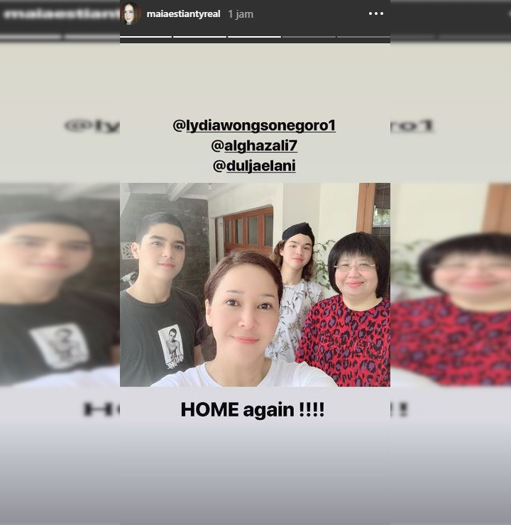 Senyum Damai Al Ghazali dan Dul Jaelani Usai Maia Estianty Sang Bunda Pulang dari Liburan