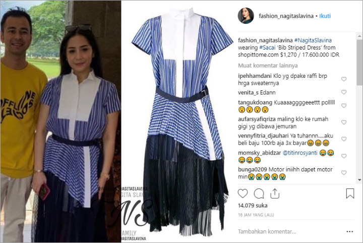 Nagita Slavina Tampil Kece Saat Ketemu Ibu Negara, Harga Bajunya Lagi-Lagi Bikin Syok