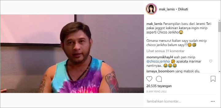 Jeremy Teti Ubah Penampilan Jadi Bertato dan Brewokan