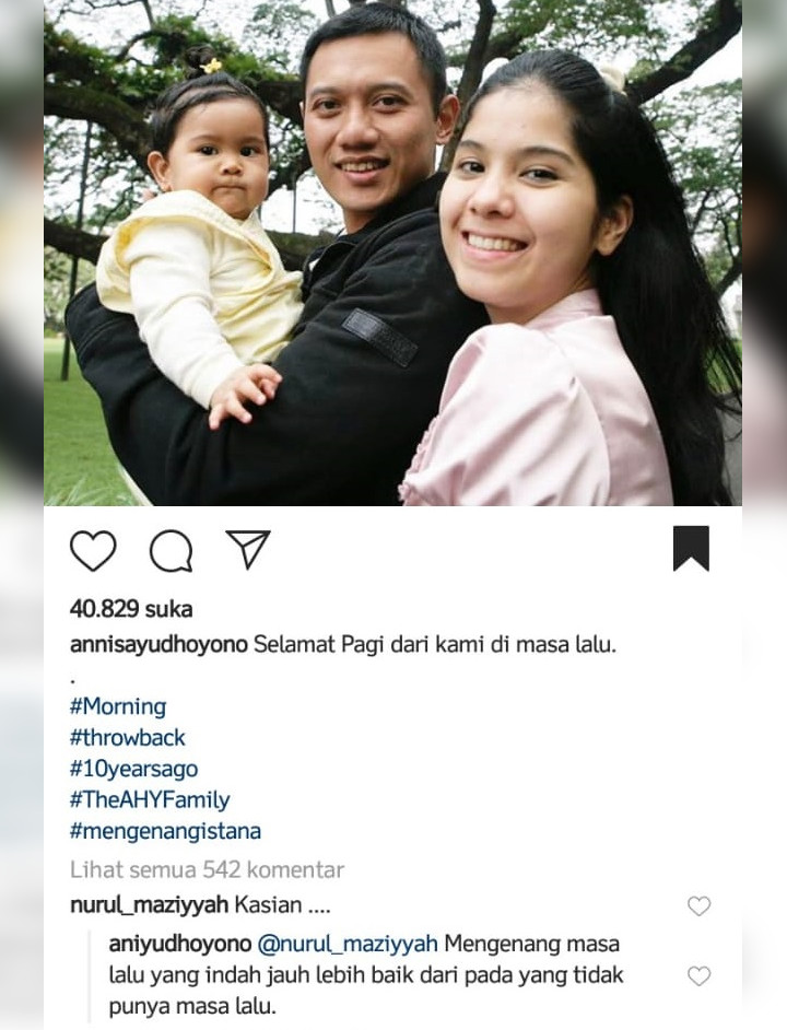 Komentar Netter di Instagram Annisa Pohan