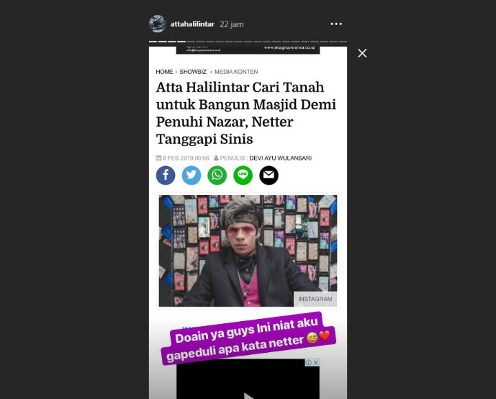 Capai 10 Juta Subscriber Ditanggapi Sinis, Atta Halilintar Beri Reaksi Menohok