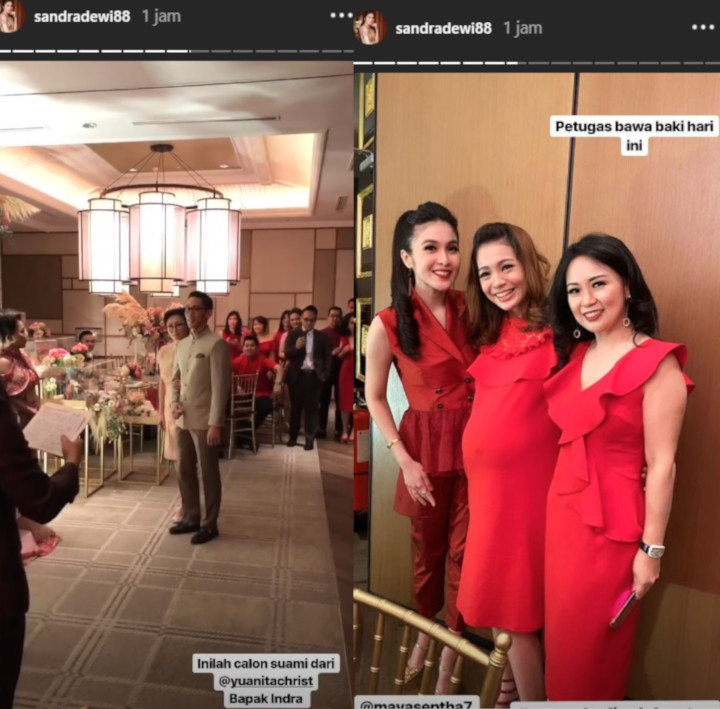 InstaStory Sandra Dewi