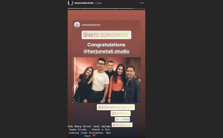 InstaStory Herjunot Ali