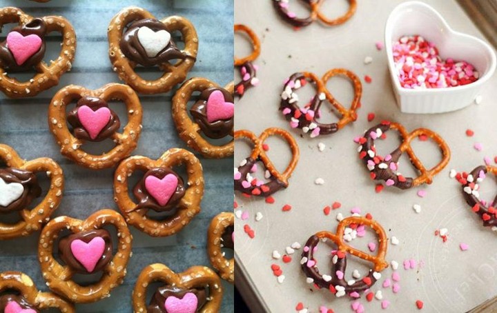 Kue Pretzel yang Manis untuk Hari Valentine