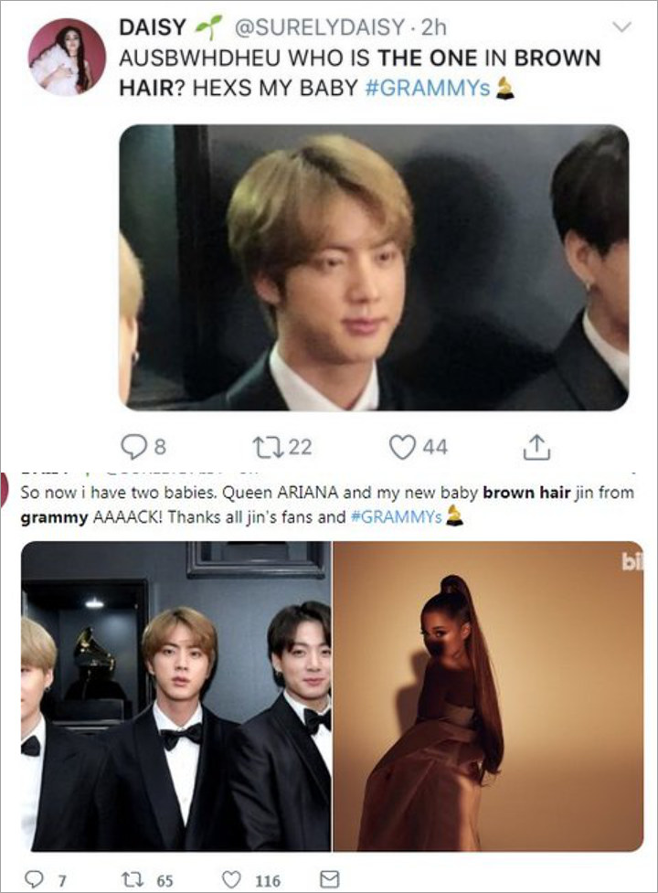Grammy Awards 2019: Wajah Ganteng Jin Bikin Netter Seluruh Dunia Menggila