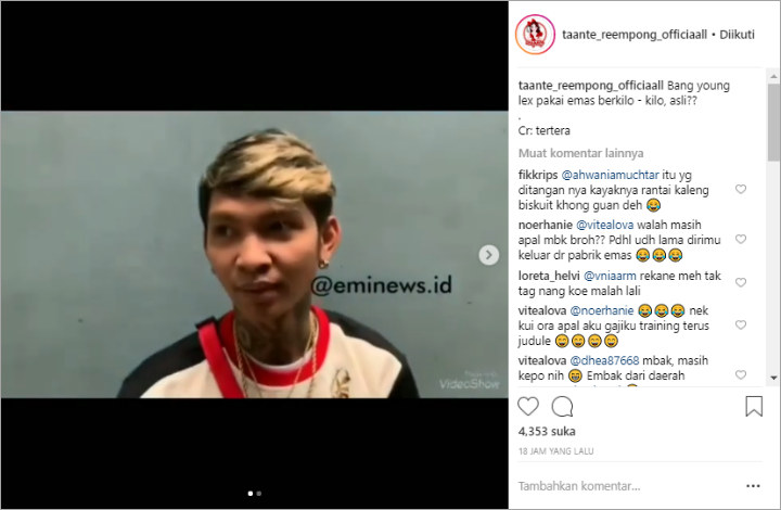 Alasan Young Lex Koleksi Perhiasan Hingga Emas Batangan Bikin Netter Kagum