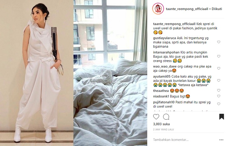 Busana Nindy Disebut Mirip Seprai Kusut