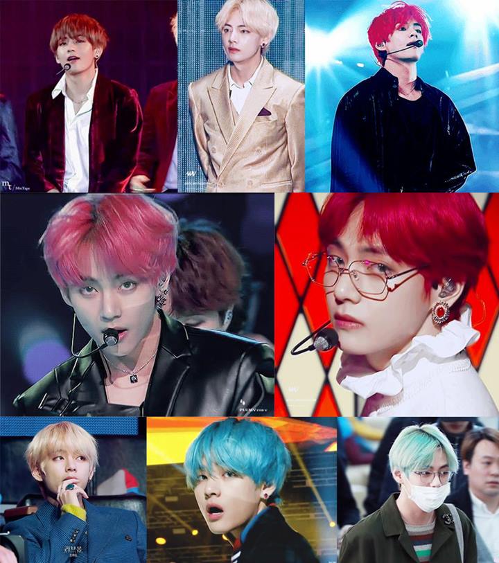 V BTS Ganti Warna  Rambut  8 Kali dalam 2 Bulan Netter 