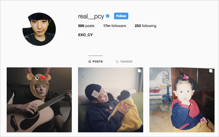 Chanyeol Raih 17 Juta Followers dan Rayakan Valentine dengan Foto Konyol Ini