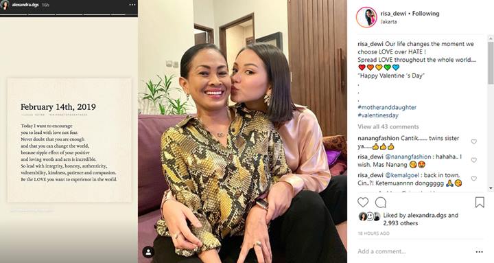Kakak dan Ibunda Alyssa