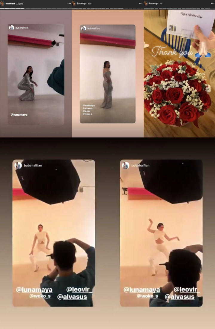 Luna Maya Rayakan Valentine Sambil Nungging Dan Ngangkang, Pamer Kado Bunga Spesial