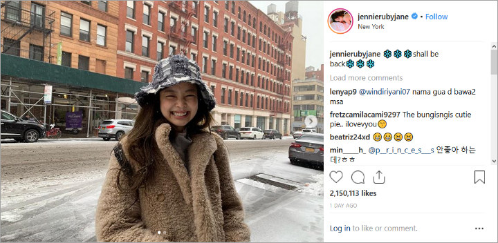 Jennie Pose Unyu Saat Balik Ke Korea, Pakai Jaket Mirip Punya Kai?