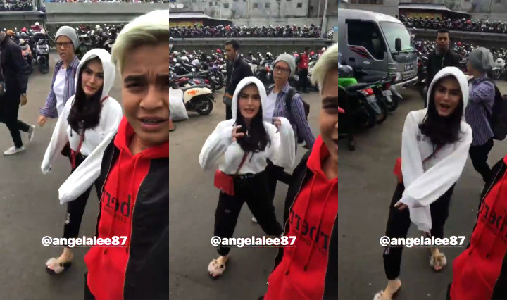 Billy dan Angela Lee 'Romantis' Makan di Pinggir Jalan 