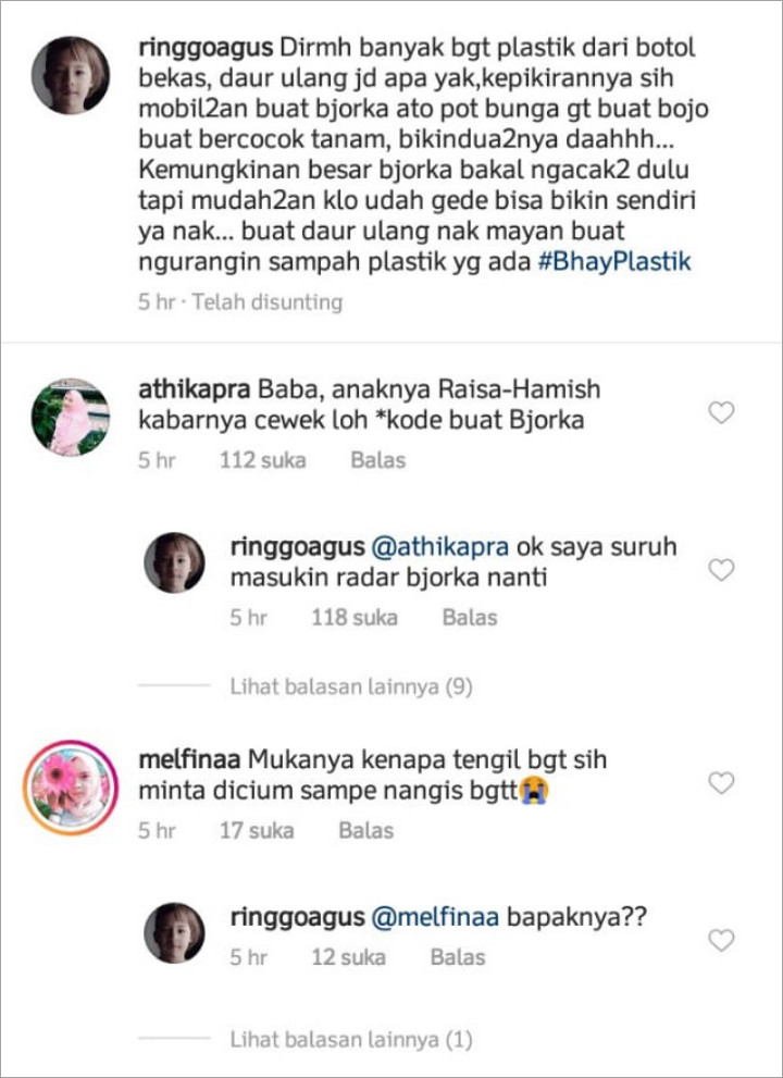 Komentar Ringgo tentang Putri Raisa-Hamish Daud