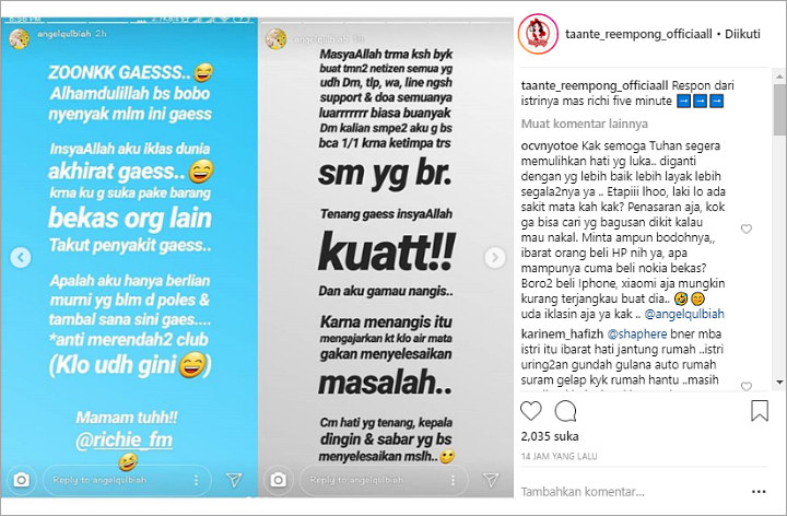 Istri Richie Five Minutes Sebut \'Selingkuhan\' Suami Spesial Pelakor, Beri Kode Bakal Gugat Cerai