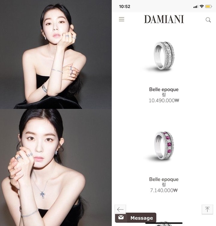 Harga Cincin Irene Red Velvet
