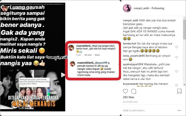 Pengakuan Meldi Bantah Menangis usai Ditetapkan sebagai Tersangka Makin Banjir Sindiran Menohok