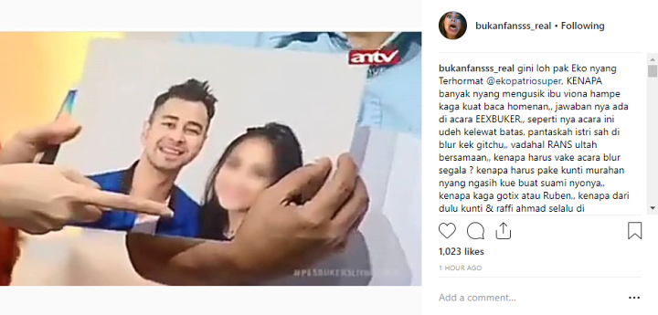 Fans Ngamuk Foto Nagita Diblur