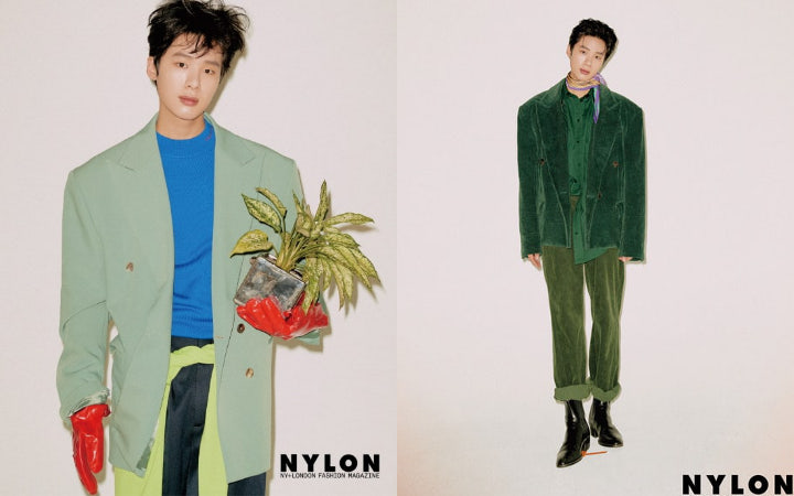 Kim Dong Hee di pemotretan majalah