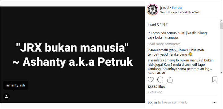 Disindir Azriel Hermansyah Bukan Manusia, Jerinx SID Balas tak Kalah Sadis tapi untuk Ashanty