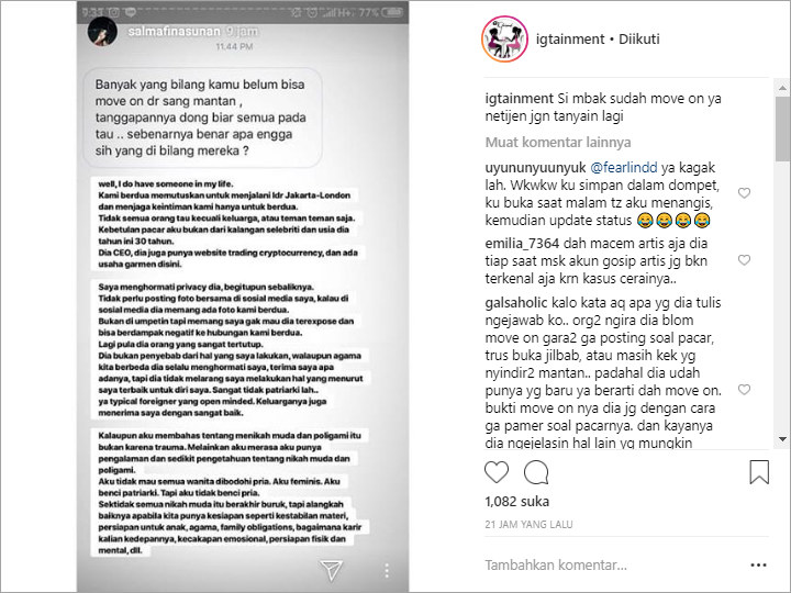 Curhatan Salmafina