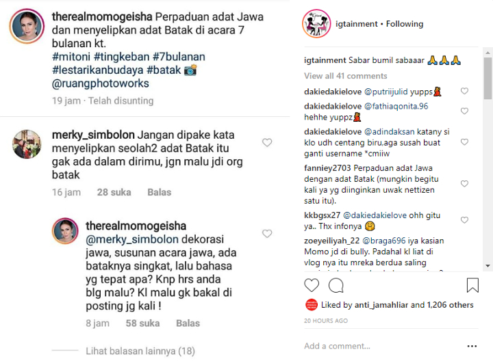 Komentar Momo Geisha