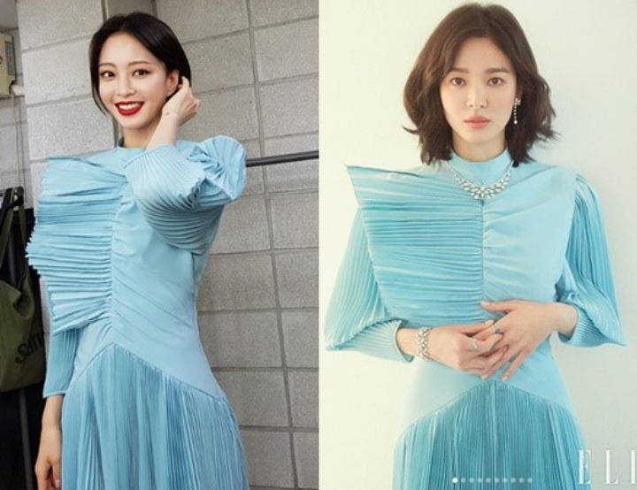 Kecantikan Song Hye Kyo dan Han Ye Seul Diadu Gara-Gara Pakai Dress Sama