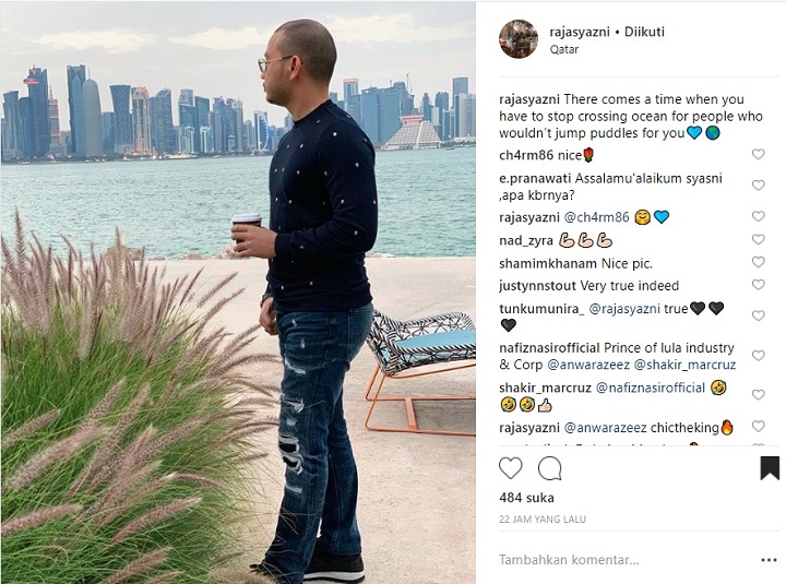 Unggahan Bubu itu adalah postingan pertamanya setelah sempat vakum menggunakan Instagram.