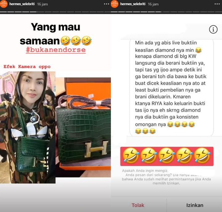 Barbie Kumalasari Hermes Selebrity