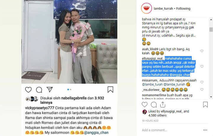 Komentar Ely Sugigi
