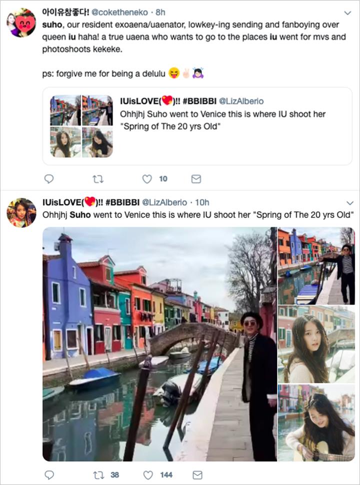 Suho EXO Buktikan Masih Jadi Fanboy IU Lewat Postingan Terbaru