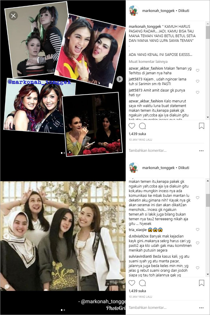 Maia-Mulan, Luna-Syahrini