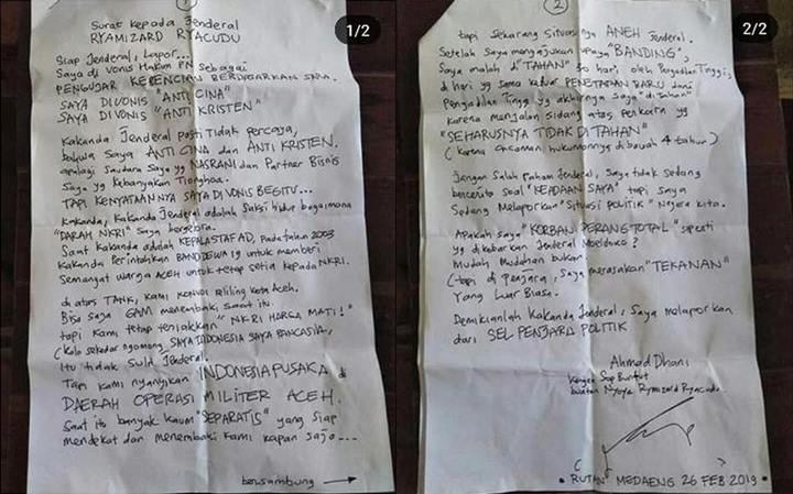 Surat Ahmad Dhani