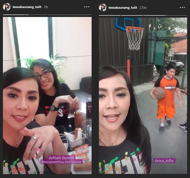 Tessa Kaunang \'Cuek\' Sandy Tumiwa eks Suami Ditangkap Polisi, Asyik Kumpul Bareng Teman Sosialita