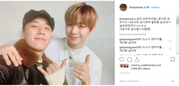 Kang Daniel Dibela Fans
