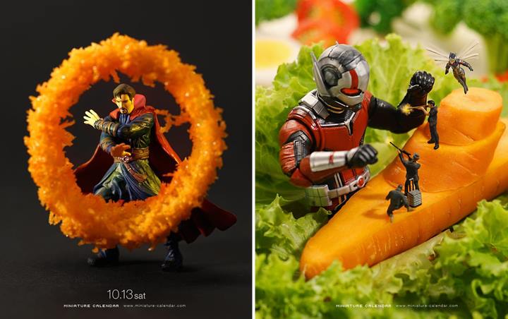 Bukti Kreatif Tanpa Batas, Intip Keunikan 15 Diorama yang Terbuat dari Makanan Ini