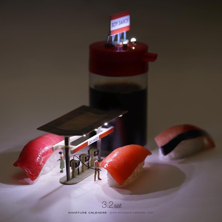 Isi Bensin a La Sushi