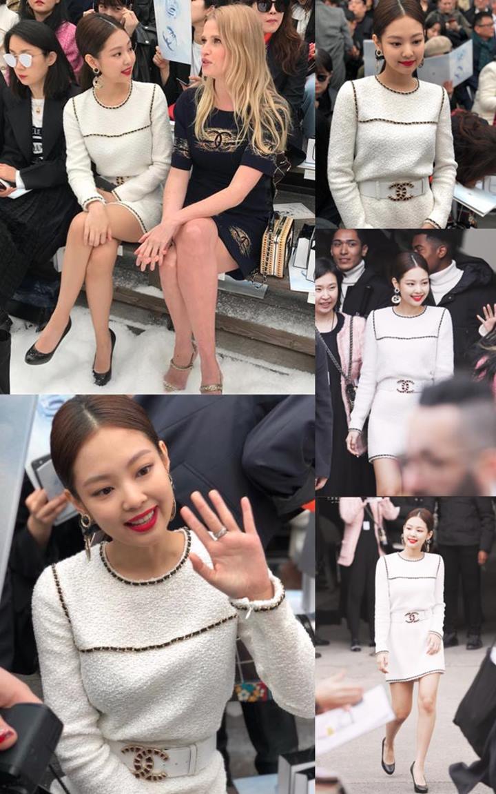 Jennie Black Pink Ketemu Victoria f(x) di Paris Fashion Week