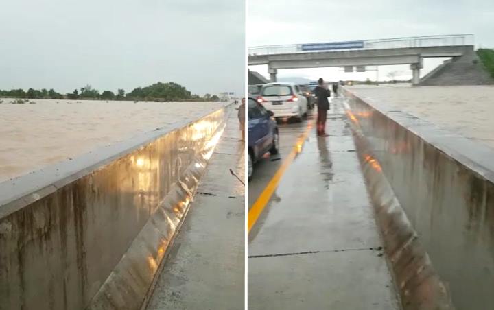 Banjir di Madiun Makin Meluas, Jalan Tol Berubah Jadi 'Kolam' Hingga Ditutup Sementara