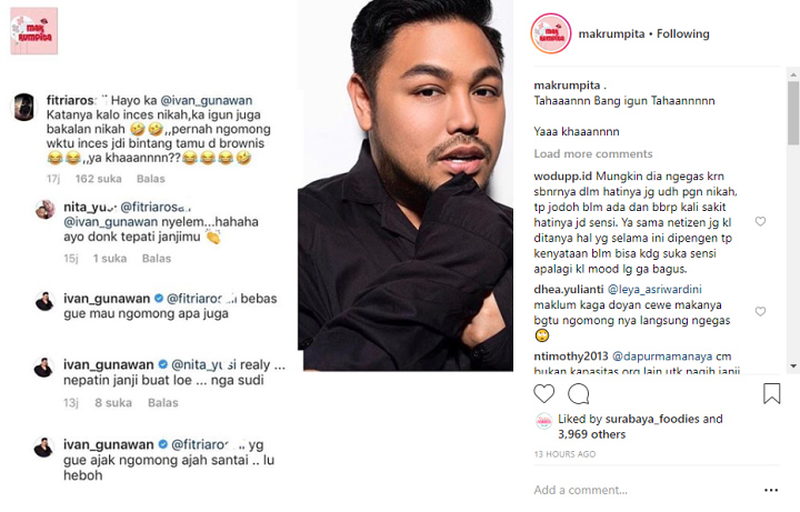 Ivan Gunawan Ditagih Nikah